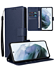 Galaxy S20 FE Leather Wallet Case with Card Slot - BLUE (Only Ground Shipping)