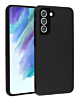 Full Cover New Design Silicone Case - BLACK for Galaxy S21 Plus (Only Ground Shipping)