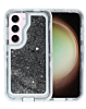 Galaxy S23 Glitter Liquid Case - BLACK (Only Ground Shipping)