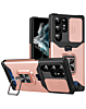 Galaxy S23 Slide Camera Hard Case with Magnetic Ring - ROSE GOLD (Only Ground Shipping)