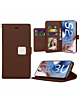 Galaxy S23 Elegant Leather Wallet Case - BROWN (Only Ground Shipping)