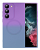 Galaxy S23 Dual Color Square Case with Wireless Charging - PURPLE & BLUE (Only Ground Shipping)