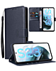 Galaxy S23 FE Leather Wallet Case with Card Slot - BLUE (Only Ground Shipping)