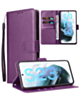 Galaxy S23 FE Leather Wallet Case with Card Slot - PURPLE (Only Ground Shipping)
