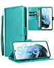 Galaxy S23 FE Leather Wallet Case with Card Slot - TEAL (Only Ground Shipping)