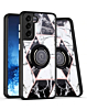 Galaxy S23 Plus Pattern Design Hard PC Rear / Soft TPU Colorful Border Case with I - ring Holder - 4 (Only Ground Shipping)