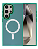 Galaxy S23 Ultra New Magnetic Wireless Charging Case - DARK GREEN (Only Ground Shipping)