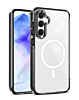 Galaxy S24 FE Wireless Charging Soft Clear Case - BLACK EDGE (Full Bottom Close) (Only Ground Shipping)