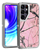 Heavy Duty Case for Galaxy S24 Ultra (CAMO PINK) (Only Ground Shipping)