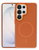 Magnetic Leather Soft Cases (GOLDEN BROWN) for Galaxy S24 Ultra (Only Ground Shipping)