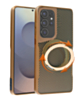 Premium Quality Magnetic Protective Case with 360 Rotating Ring Stand for Galaxy S24 Ultra (GOLD) (Only Ground Shipping)