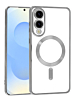Galaxy S25E Shiny Wireless Charging Clear Case - SILVER (Only Ground Shipping)