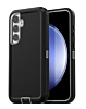 Heavy Duty Case for Galaxy S25FE (BLACK & WHITE) (Only Ground Shipping)