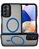 Bicolor Matte Magnetic Translucency Case - DARK BLUE for Galaxy S25FE (Only Ground Shipping)