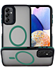 Bicolor Matte Magnetic Translucency Case - DARK GREEN for Galaxy S25FE (Only Ground Shipping)