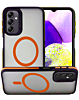 Bicolor Matte Magnetic Translucency Case - ORANGE for Galaxy S25FE (Only Ground Shipping)