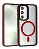 Galaxy S25 Plus Magsafe Dual-Color TPU Matte Case - RED (Only Ground Shipping)