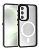Galaxy S25 Plus Magsafe Dual-Color TPU Matte Case - WHITE (Only Ground Shipping)