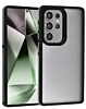 Galaxy S25 Ultra Matte Silicone Frame Shockproof Case - GRAY (Only Ground Shipping)