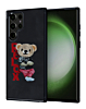 Embroidered 3D Cute Case - RELAX BEAR for Galaxy S25 Ultra (Only Ground Shipping)