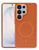 Magnetic Leather Soft Cases (GOLDEN BROWN) for Galaxy S25 Ultra (Only Ground Shipping)