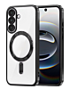 Galaxy S26 Shiny Wireless Charging Clear Case - BLACK (Only Ground Shipping)