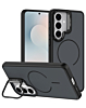 Shockproof  TPU Wireless Charging Case with Camera Stand Camera Stand -BLACK for Galaxy S26 (Only Ground Shipping)