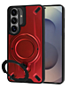 Galaxy S26 Rugged Magnetic Armor Case - RED (Only Ground Shipping)