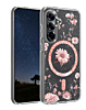 Galaxy S26 Plus Floral Magnetic Case - LIGHT PINK (Only Ground Shipping)