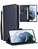 Leather Wallet Case with Card Slot - BLUE for Galaxy S26 Plus (Only Ground Shipping)