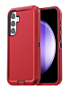 Heavy Duty Case for Galaxy S26 Plus (RED & BLACK) (Only Ground Shipping)