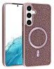 Wireless Charging Bling Diamond Crystal Case - ROSE GOLD for Galaxy S26 Plus (Only Ground Shipping)