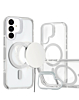 Thin Magnetic Clear Case with Camera Stand Kickstand - CLEAR for Galaxy S26 Plus (Only Ground Shipping)