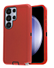 Heavy Duty Case for Galaxy S26 Ultra RED & BLACK  (Only Ground Shipping)