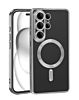 Galaxy S26 Ultra Shiny Wireless Charging Clear Case - SILVER  (Only Ground Shipping)