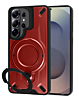 Galaxy S26 Ultra Rugged Magnetic Armor Case - RED (Only Ground Shipping)