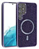 Wireless Charging Bling Diamond Crystal Case - PURPLE for Galaxy S26 Ultra (Only Ground Shipping)