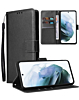 Leather Wallet Case with Card Slot - (BLACK) for iPhone 16e / 17e (Only Ground Shipping)