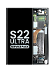 OLED Assembly with Frame for Galaxy S22 Ultra (S908) (GRAPHITE) (Service Pack)