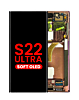OLED Assembly with Frame for Galaxy S22 Ultra (S908) (BURGUNDY) (Aftermarket OLED)