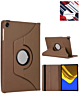360 Degree Rotating Swivel Stand Case - BROWN for Galaxy Tab A9 Plus 2023 (11") / Tab A11 Plus 2025 (11") (Only Ground Shipping)