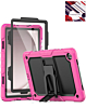 Heavy Duty Shockproof Tablet Case with Kickstand - ROSE Galaxy Tab A9 Plus 2023 (11") (X210, X216, X218) (Only Ground Shipping)