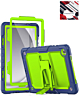 Heavy Duty Shockproof Tablet Case with Kickstand - NAVY BLUE & GREEN Galaxy Tab A9 Plus 2023 (11") (X210, X216, X218) (Only Ground Shipping)