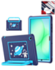 Kids SpaceGrip Tablet Case with Handle Stand (DARK BLUE) for Galaxy Tab A9 Plus 2023 (11") (X210, X216, X218) (Only Ground Shipping)