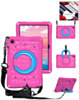 HaloRing 360 Tablet Case with Shoulder Strap (HOT PINK) for Galaxy Tab A9 Plus 2023 (11") (X210, X216, X218) (Only Ground Shipping)