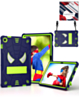 Rugged SpiderGrip Tablet Case with Kickstand & Shoulder Strap (NAVY BLUE) for Galaxy Tab A9 Plus 2023 (11") (X210, X216, X218) (Only Ground Shipping)