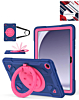 Shockproof Heavy Duty Stand Case with Pen Slot - NAVY BLUE & HOT PINK for Galaxy Tab A9 Plus 2023 (11") (X210, X216, X218) (Only Ground Shipping)