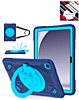 Shockproof Heavy Duty Stand Case with Pen Slot - NAVY BLUE for Galaxy Tab A9 Plus 2023 (11") (X210, X216, X218) (Only Ground Shipping)