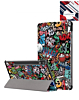 Old Style Notebook Design Case - Graffiti for Galaxy Tab S10 Ultra / S9 Ultra / S8 Ultra (14.6") (Only Ground Shipping)