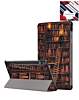 Old Style Notebook Design Case - Library for Galaxy Tab S10 Ultra / S9 Ultra / S8 Ultra (14.6") (Only Ground Shipping)